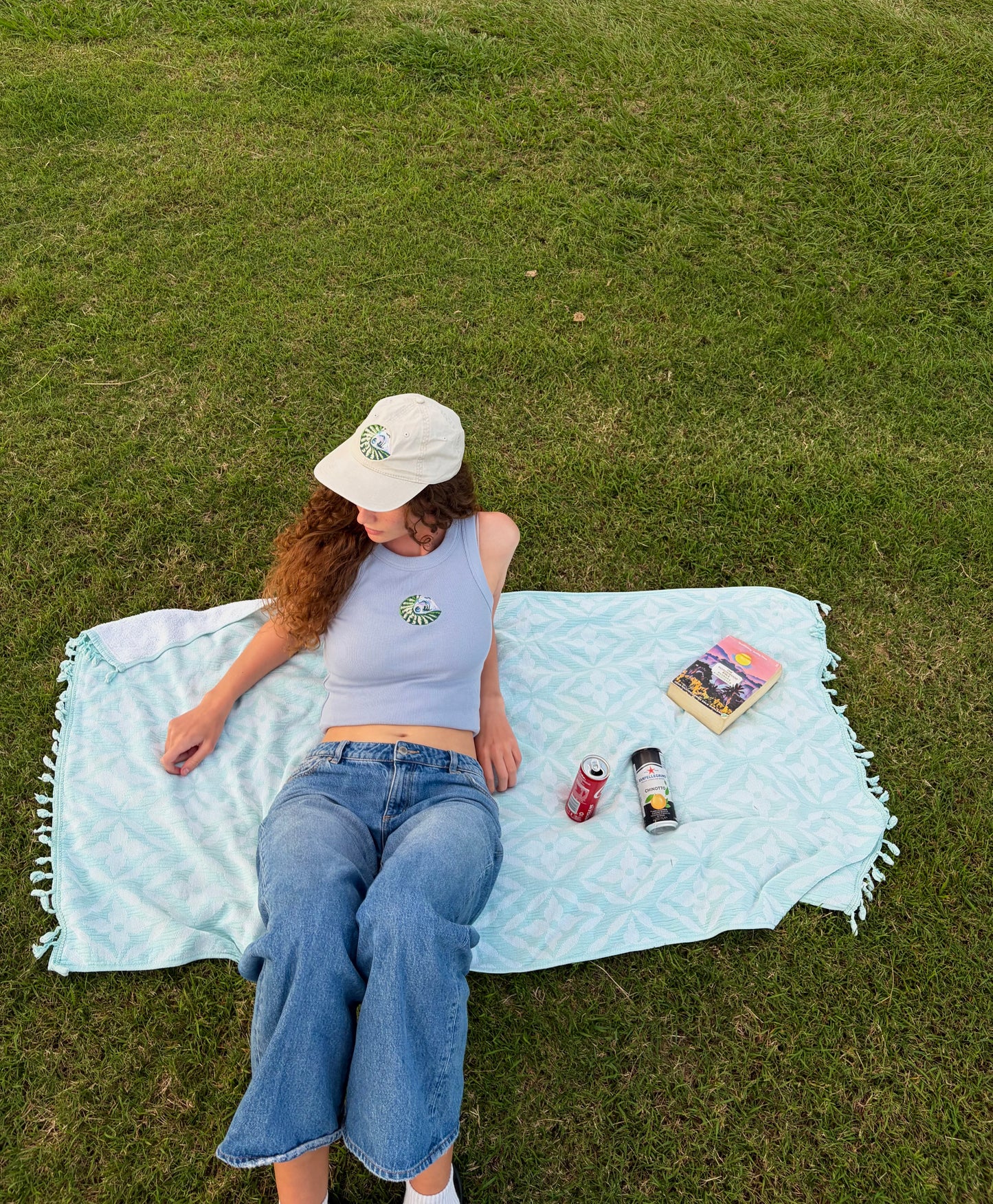 Green Shell Crop Tank
