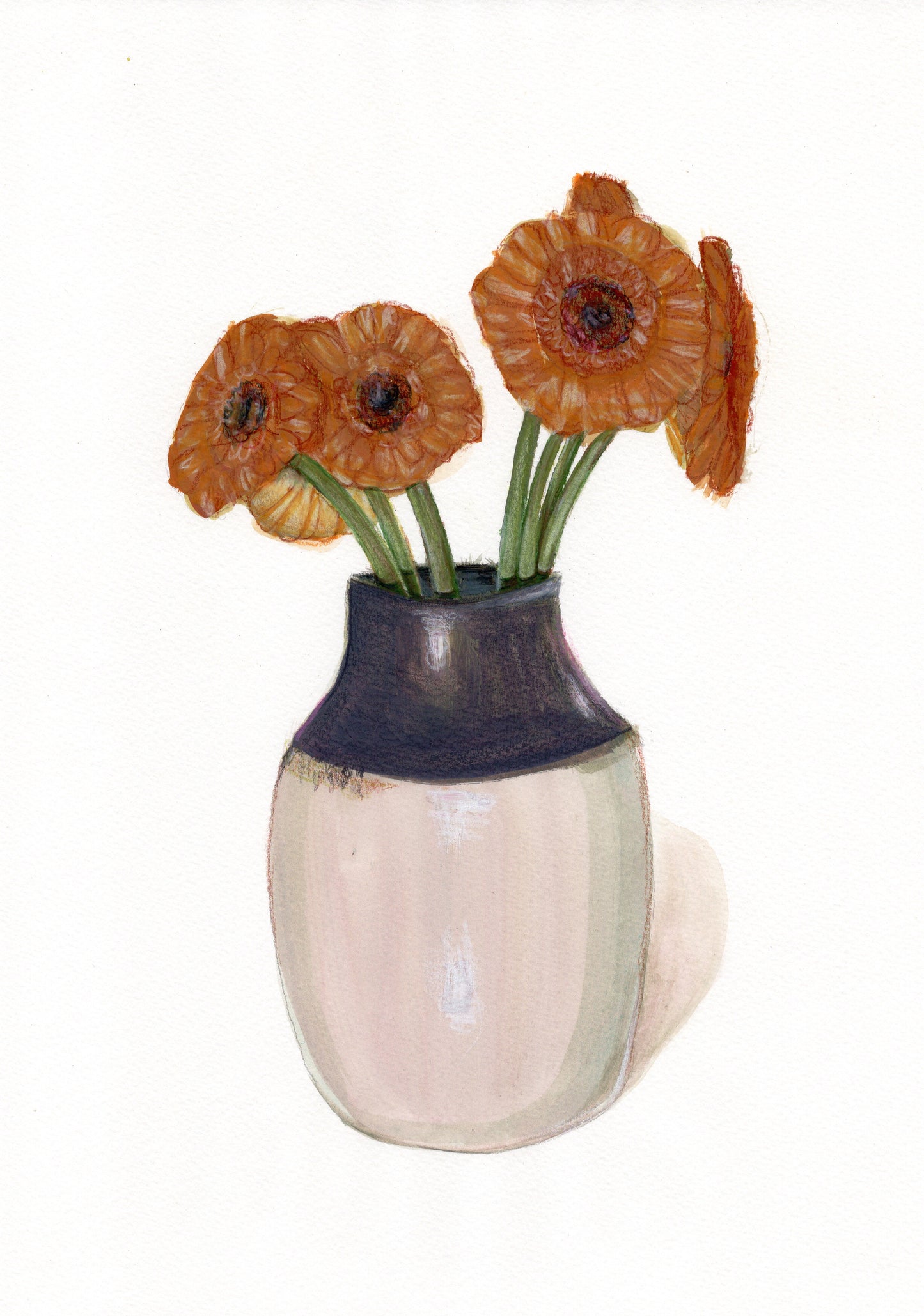Orange Flowers Original