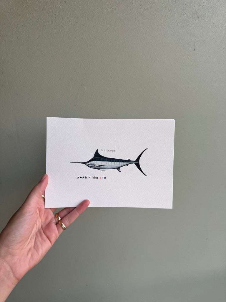 Marlin Embroidered T-shirt