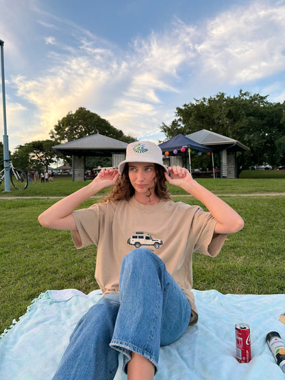 Green Shell Cord Bucket Hat